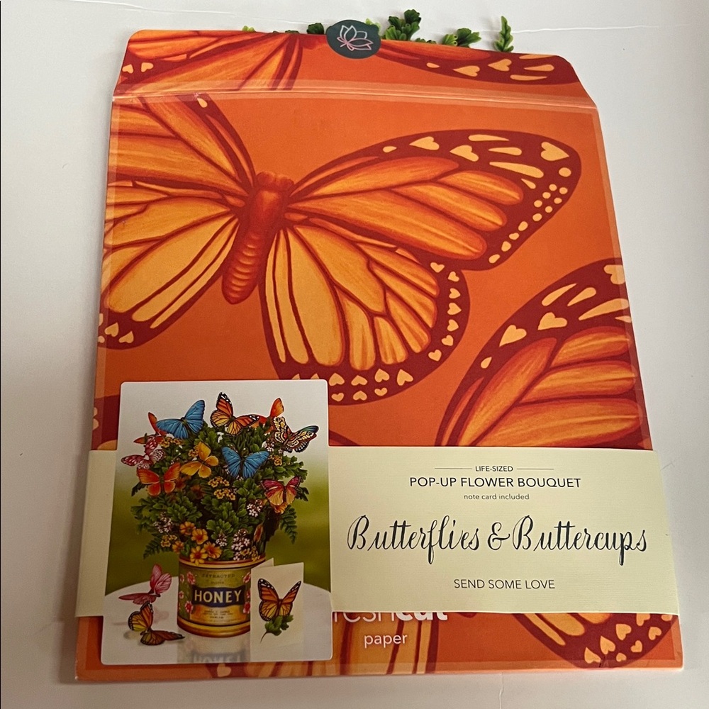 Butterflies & Buttercups Pop-Up Flower Bouquet perfect for Mother’s day
